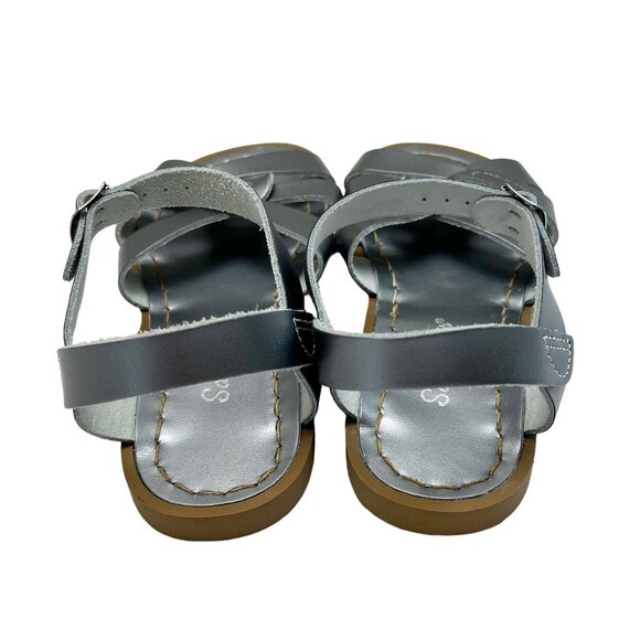 NWOT Salt Water Original Pewter Sandals - Picture 4 of 9